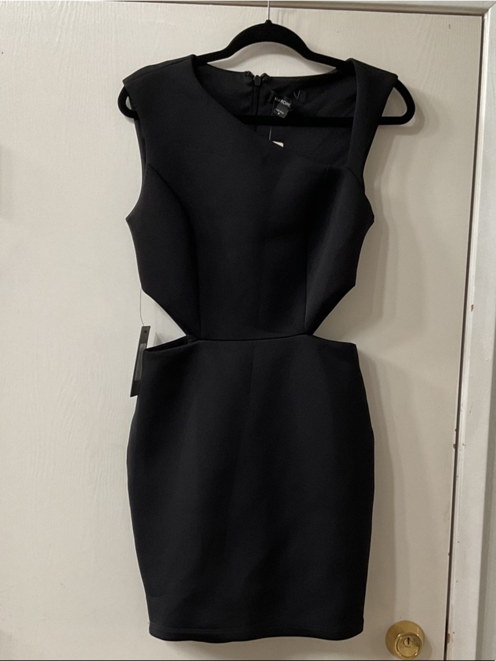 Marciano Black Cutout Bodycon Mini Dress